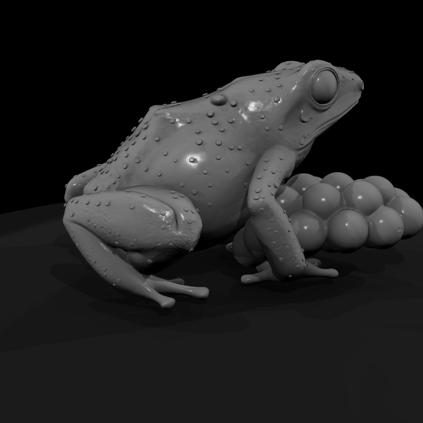 sculpted_3d_frog_with_egg_clutch_znvdpnwi
