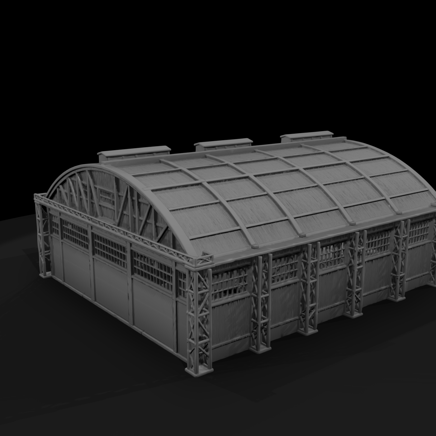 Mil 091 Ww2 Pacific Seaplane Hangar
