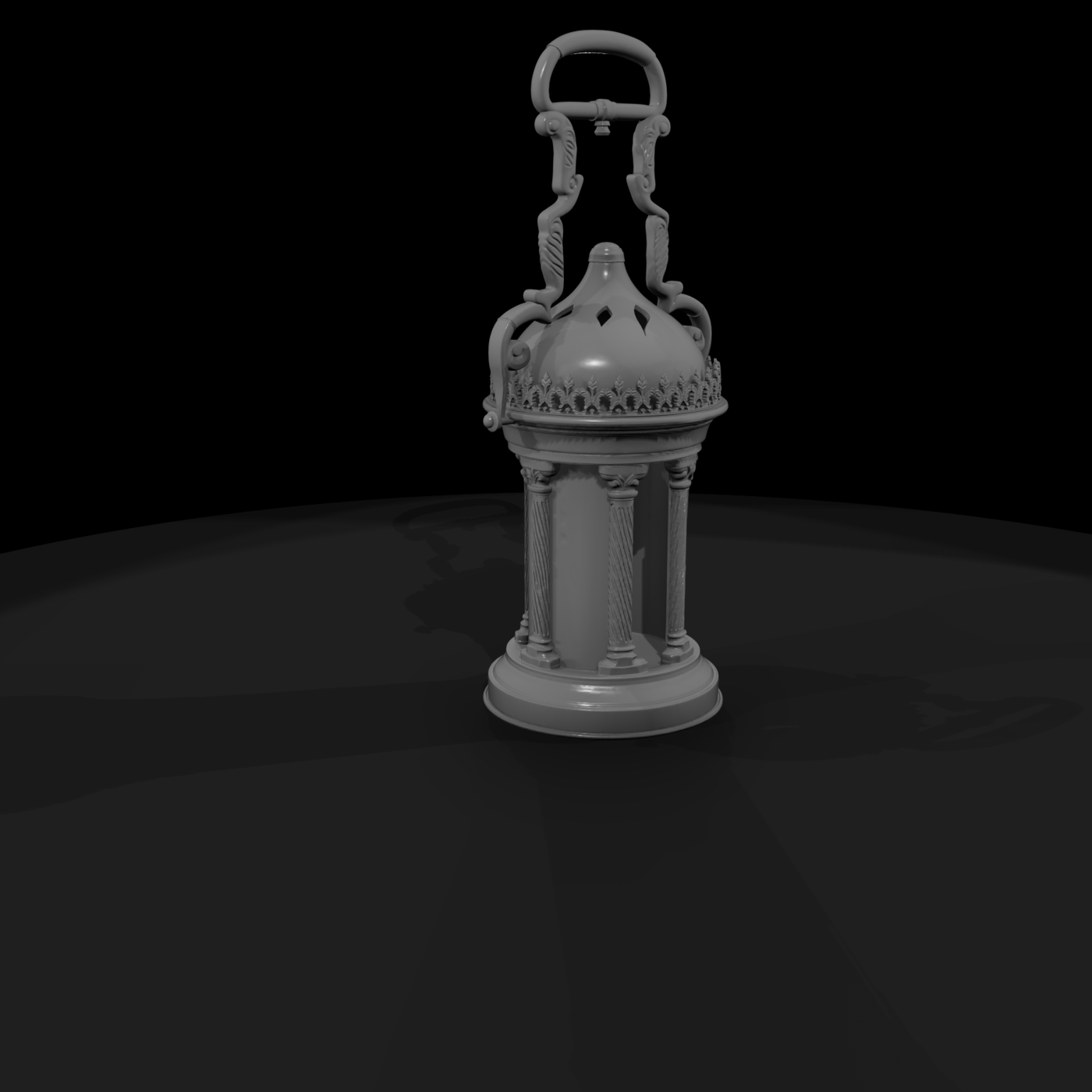 Victorian Ornate Hanging Lantern — Model Rail & Lamp