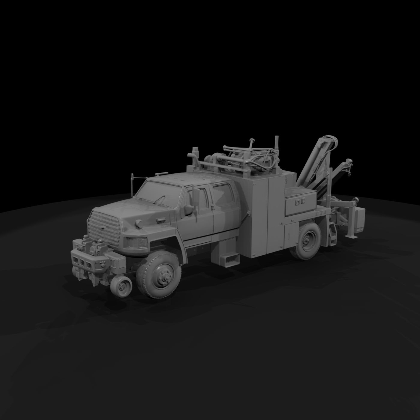 Road‑Rail Utility Tow Truck