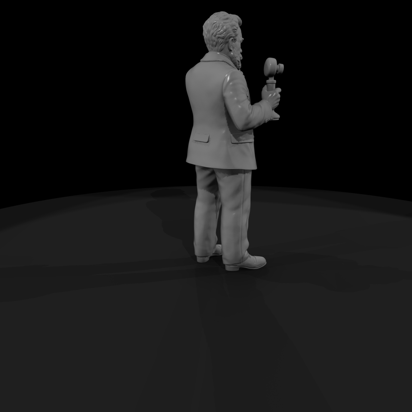 Hist 0174 Historical Alexander Graham Bell Miniatu