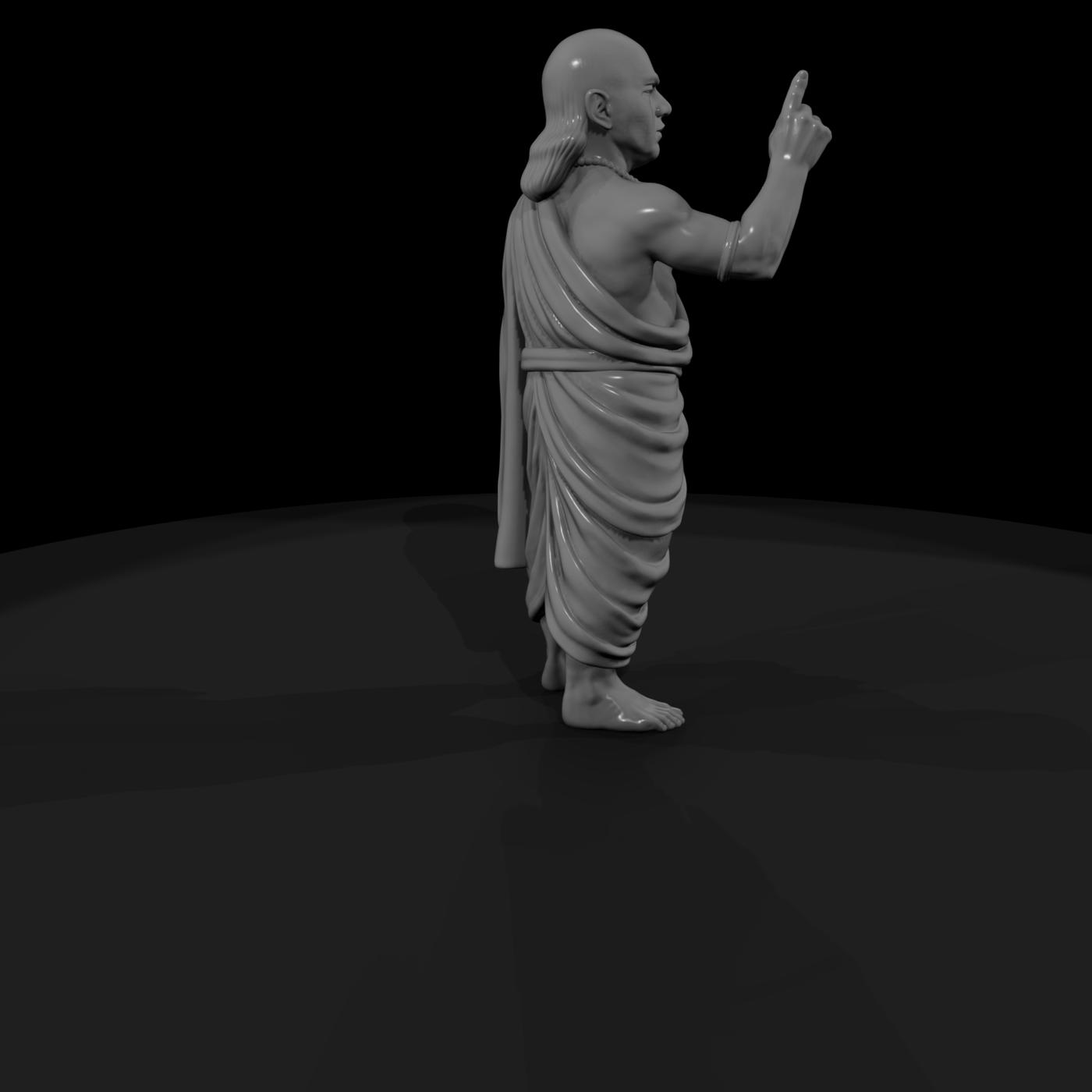 Hist 0060 Historical Aryabhata Miniature Figure