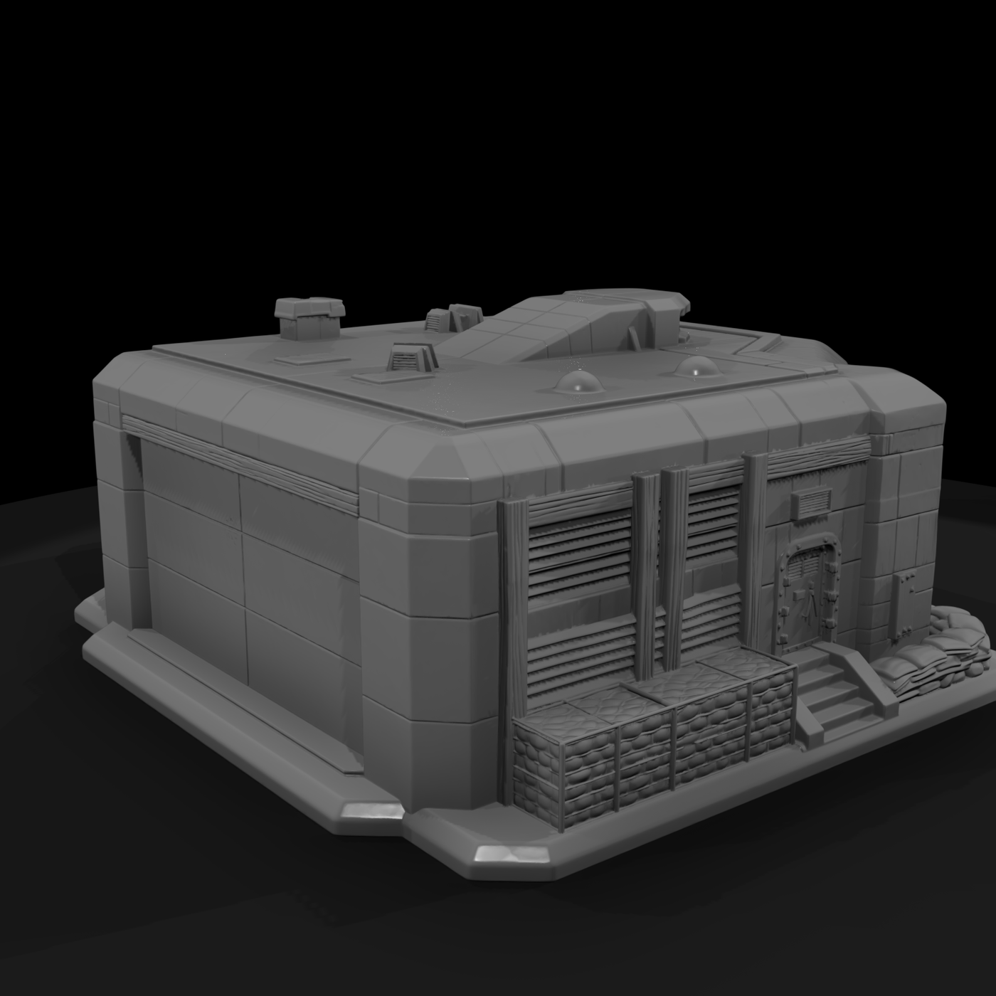 Mil 016 Ww2 Pacific Coastal Gun Casemate