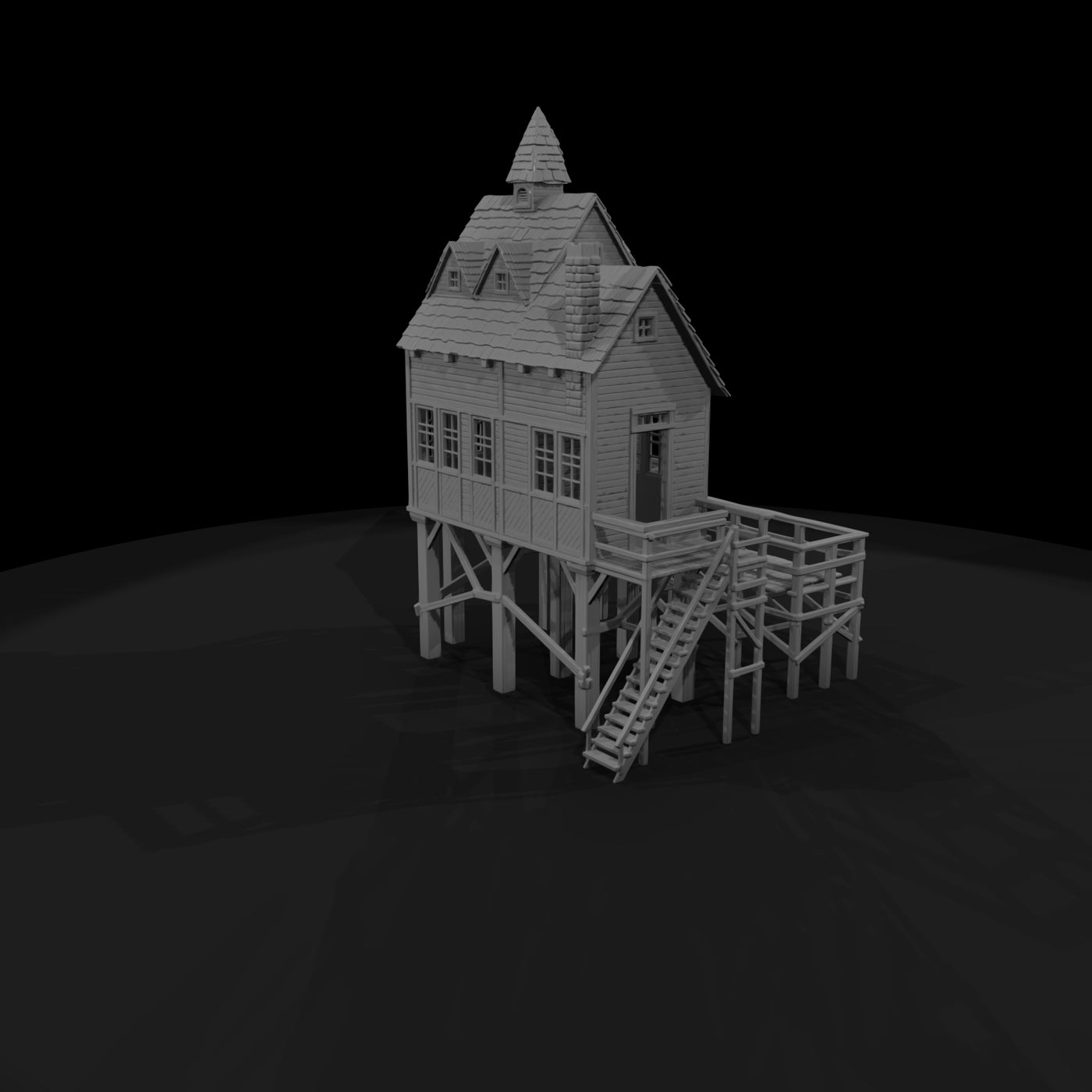 stilted-two-story-house-on-deck-621679