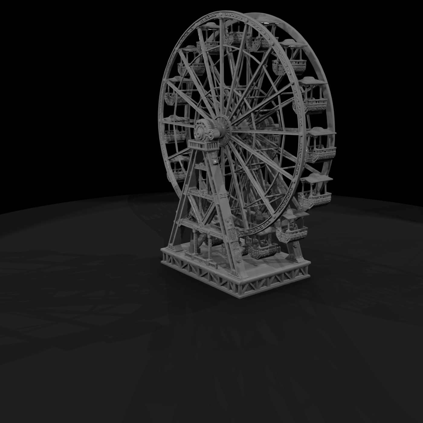 Vintage Fairground Ferris Wheel
