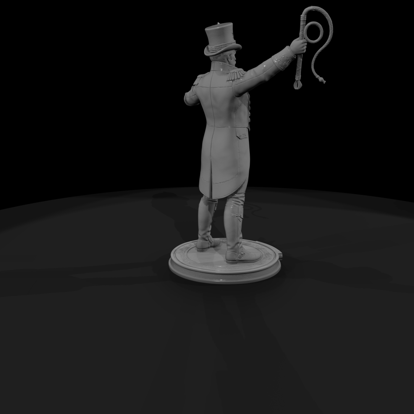 Circus Ringmaster with Whip