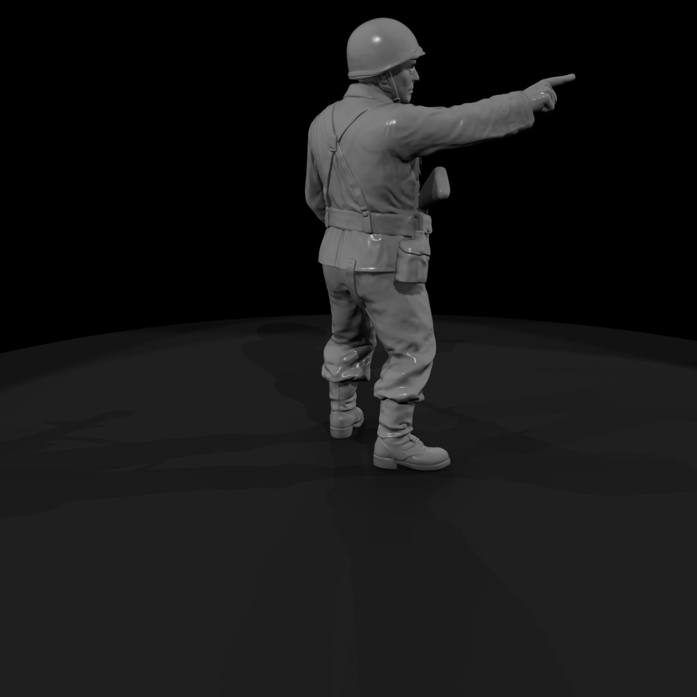 Ww2 Army 035 Wwii U S Army Grenadier Figure