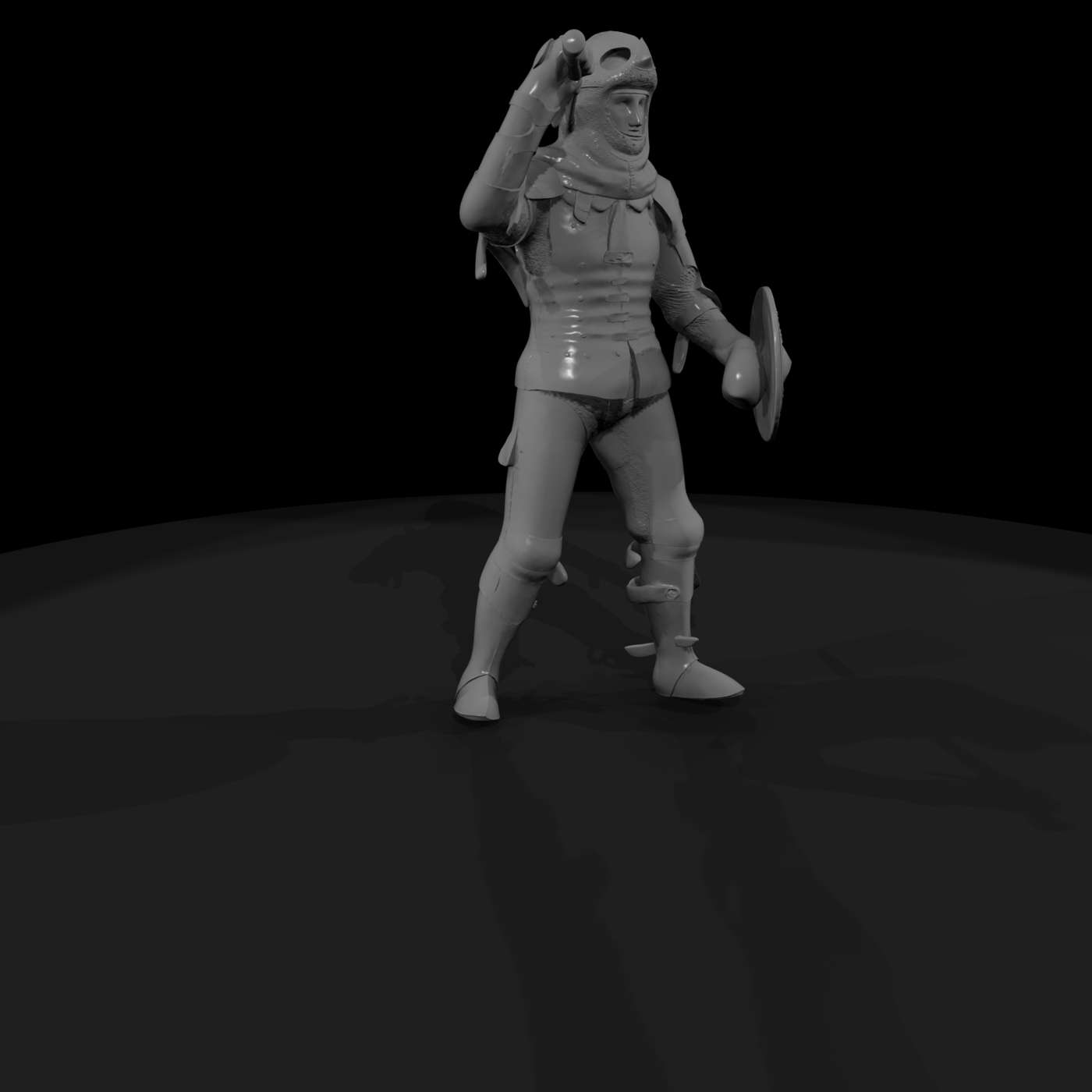 Medieval Knight — Sculpted Figure
