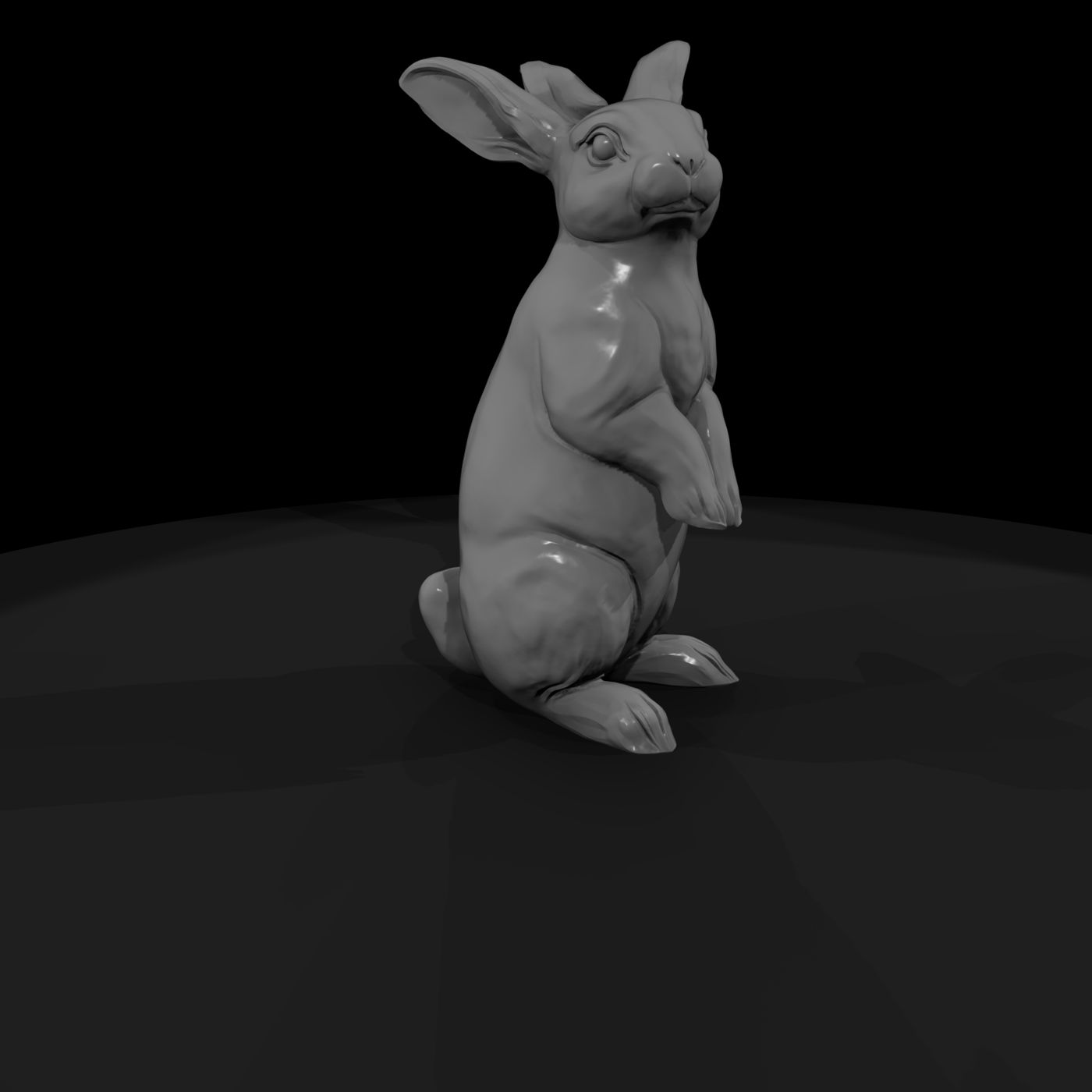 Stylized Standing Rabbit