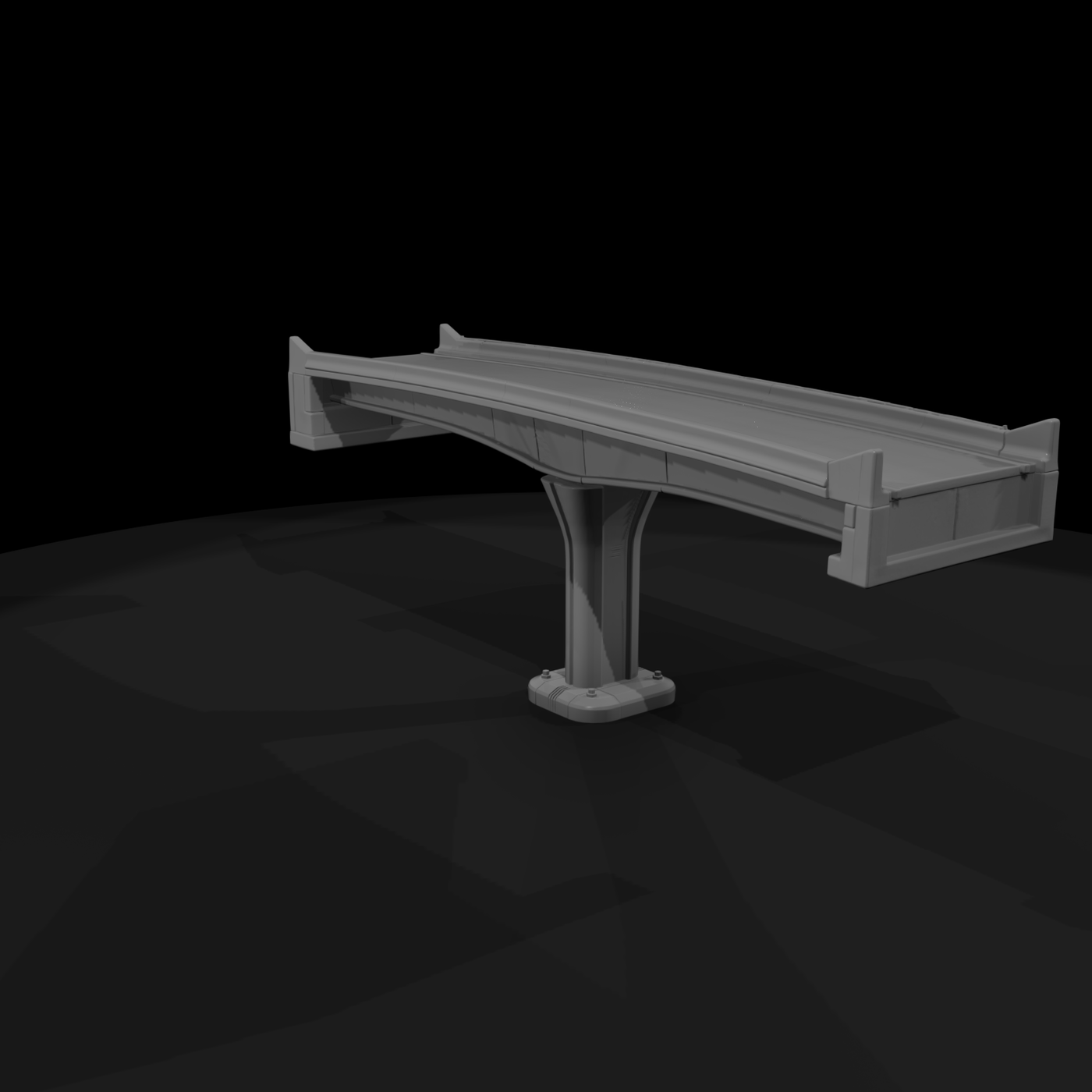 Box Girder Highway Overpass Section