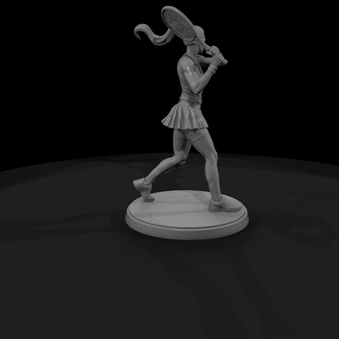 Poparc 0293 Tennis Baseline Rallyer Alternate Pose