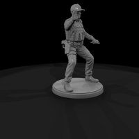 Modern Police Officer Signalling Halt — thumbnail 4