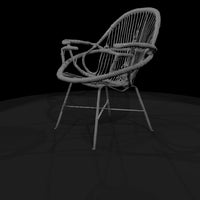 rattan-chair-3d-model — thumbnail 5
