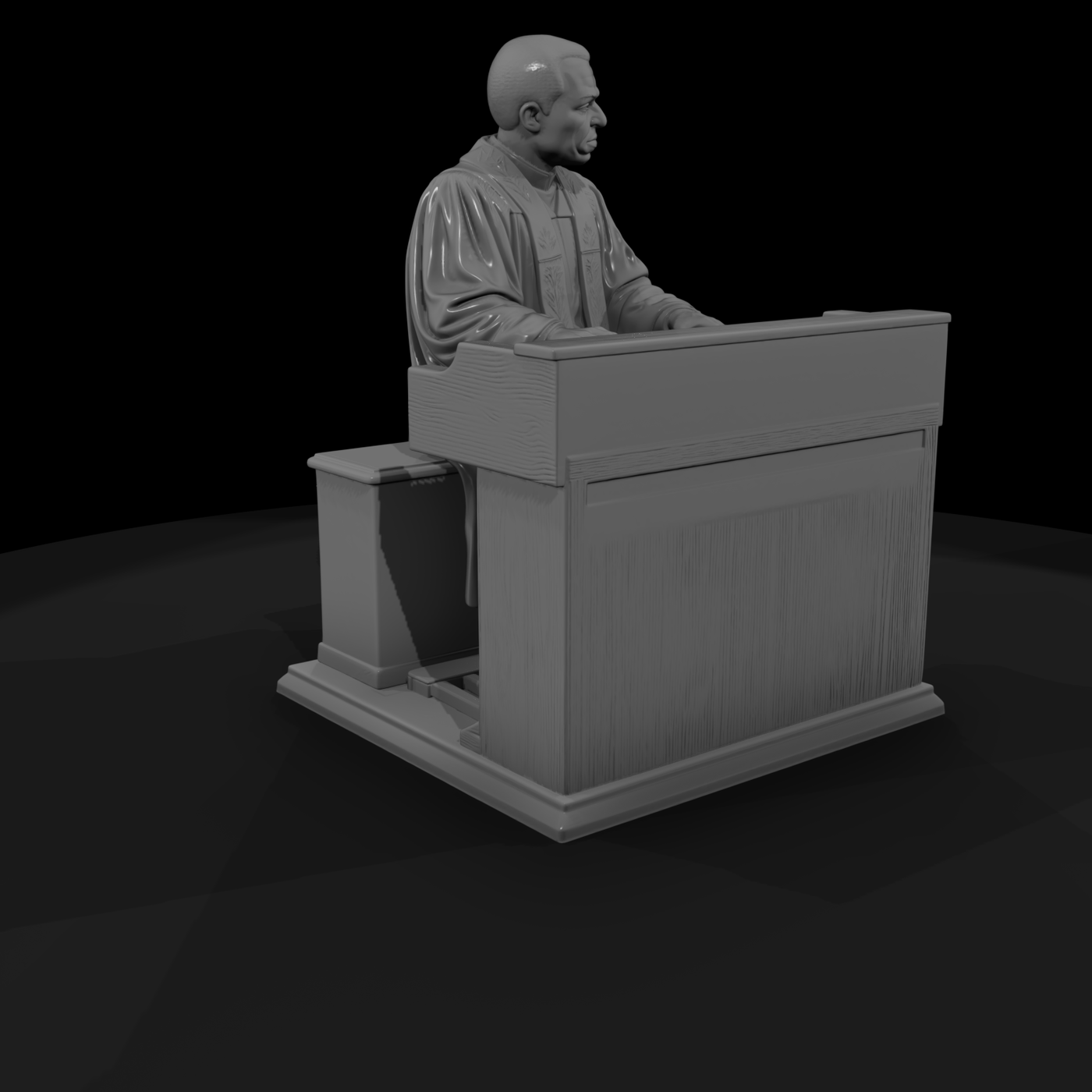 Gospel Organist at the Hammond Organ