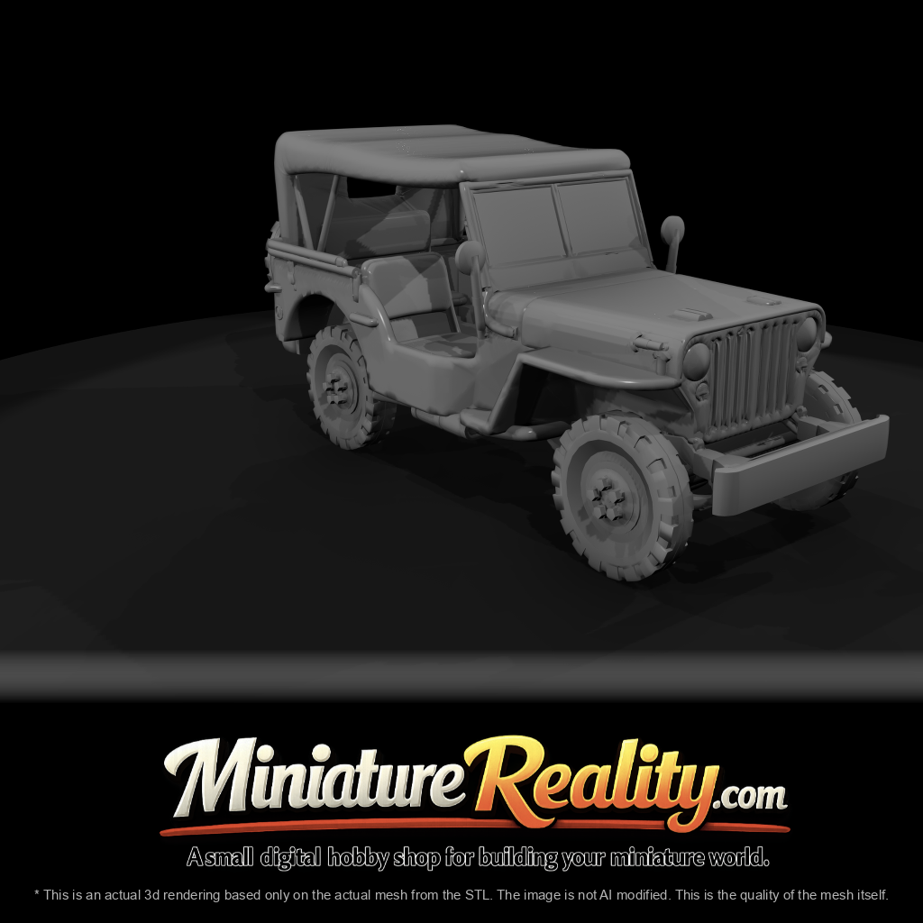 WWII Willys Jeep with Canvas Top