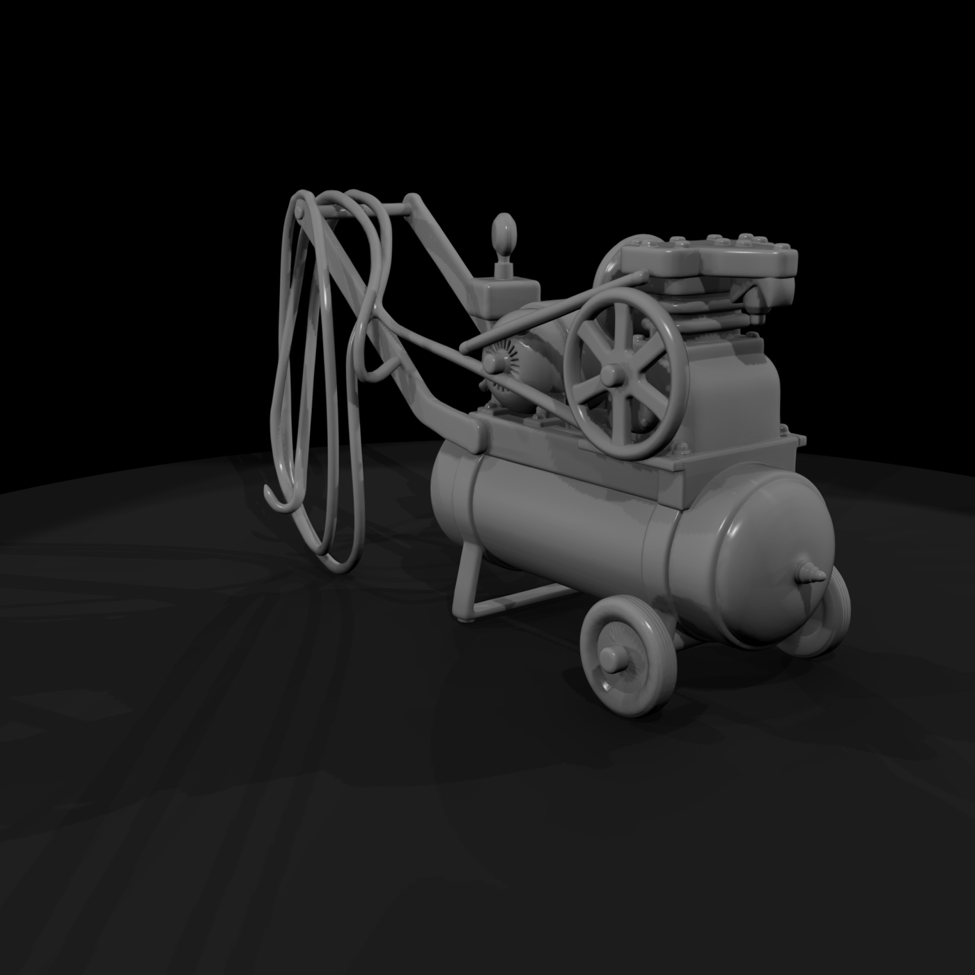 Vintage Rusty Air Compressor