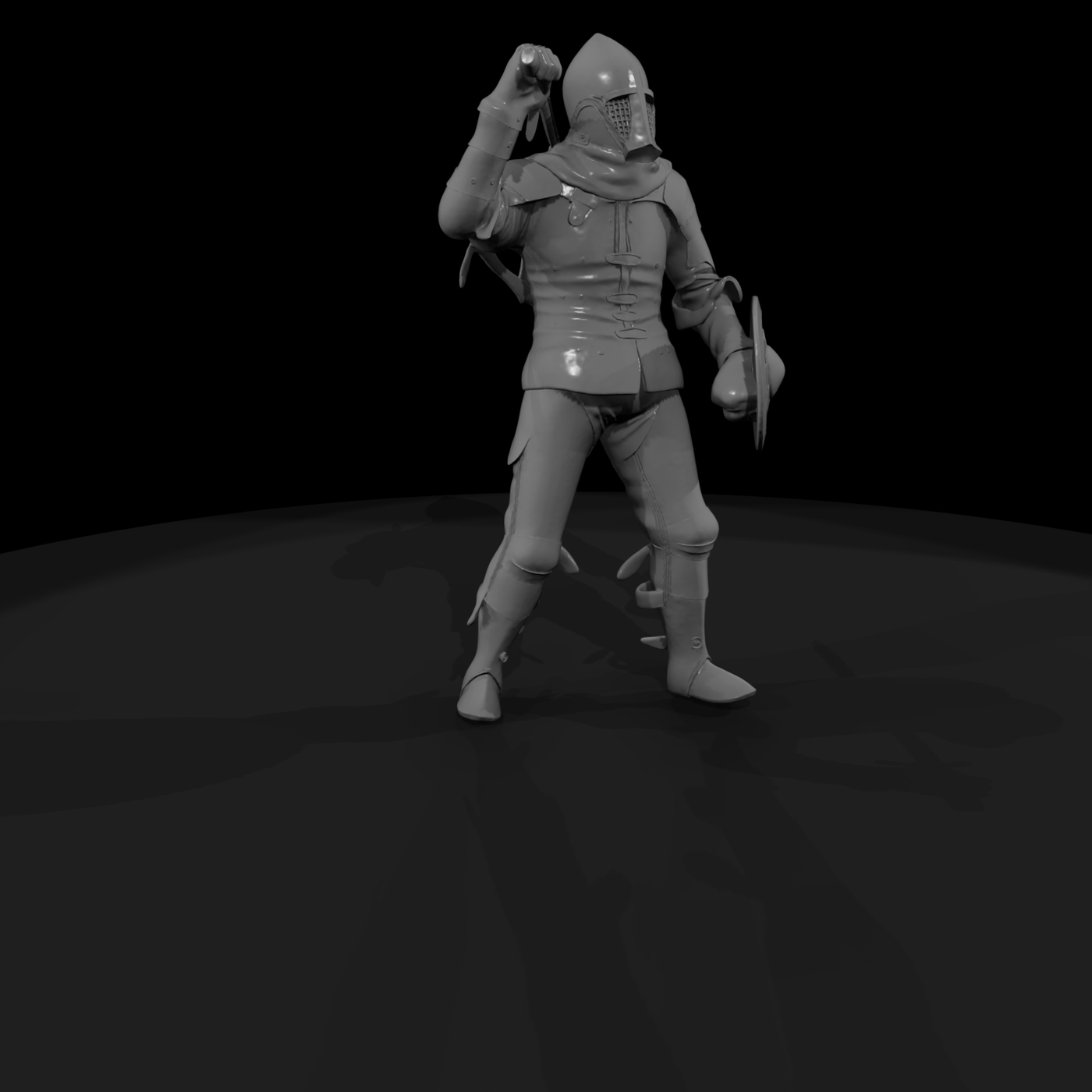 Stylized Medieval Knight — Full Plate