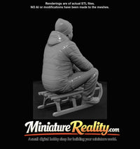 winter-skier-man-in-small-wooden-sled — thumbnail 3