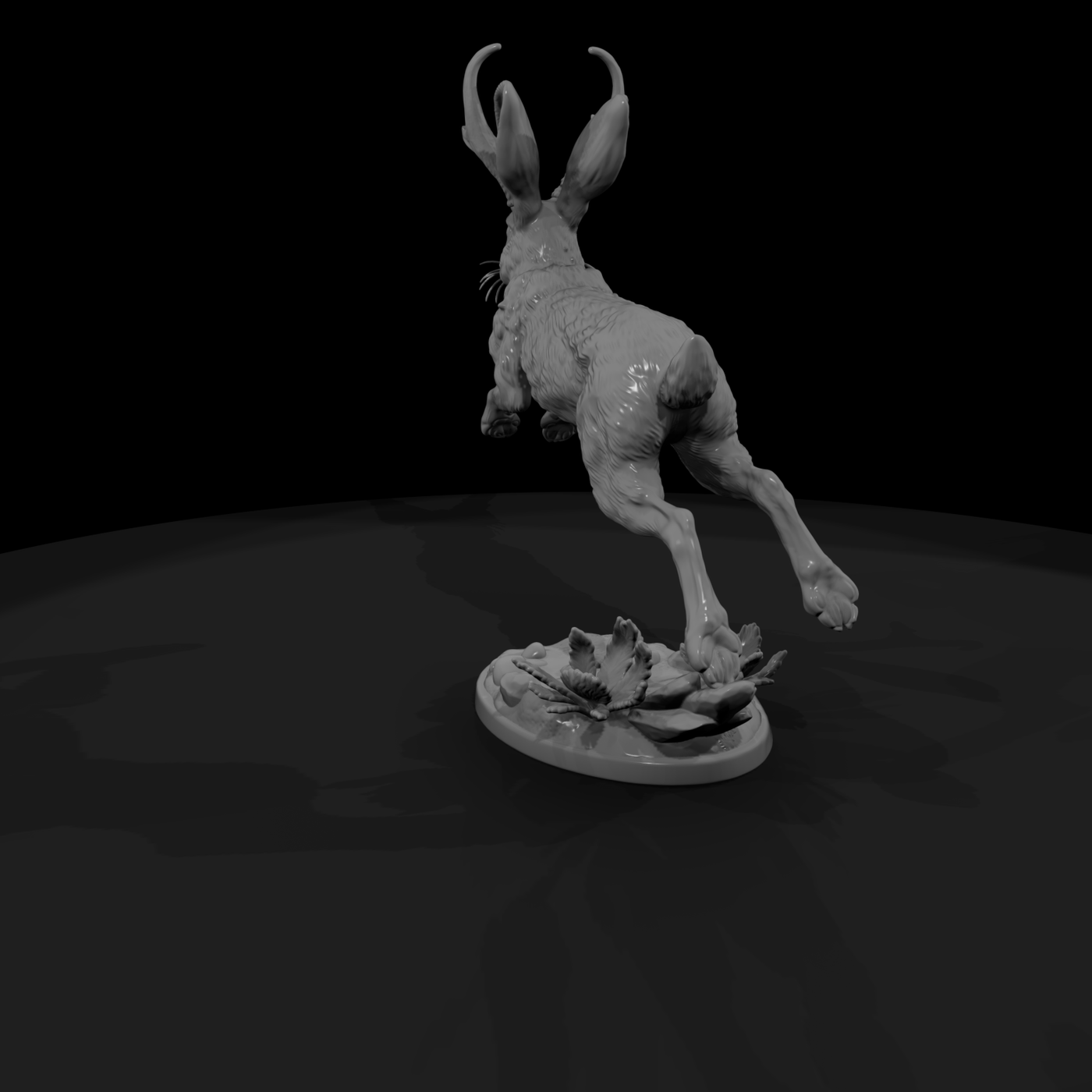 Mythic Jackalope Leaping