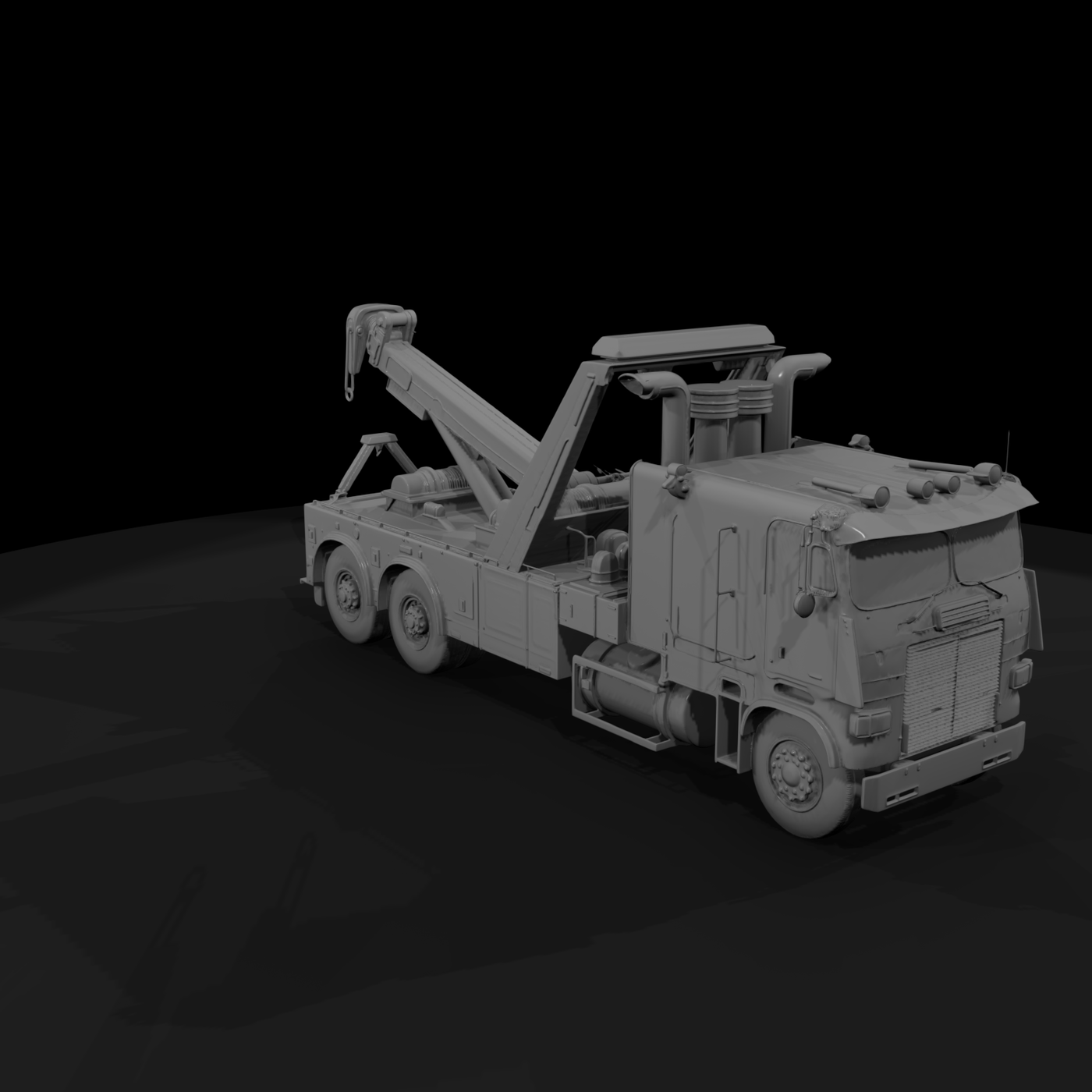 Cab Over Semi Tow Truck