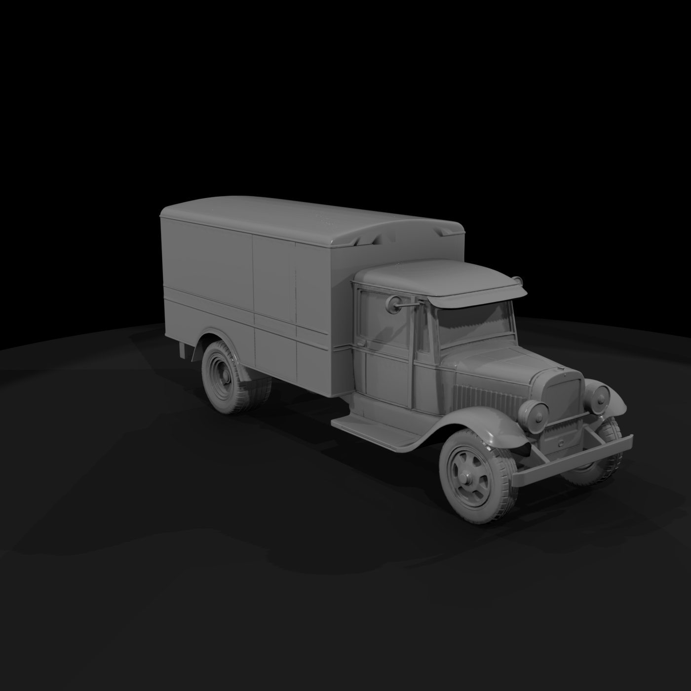 Classic Vintage Box Truck