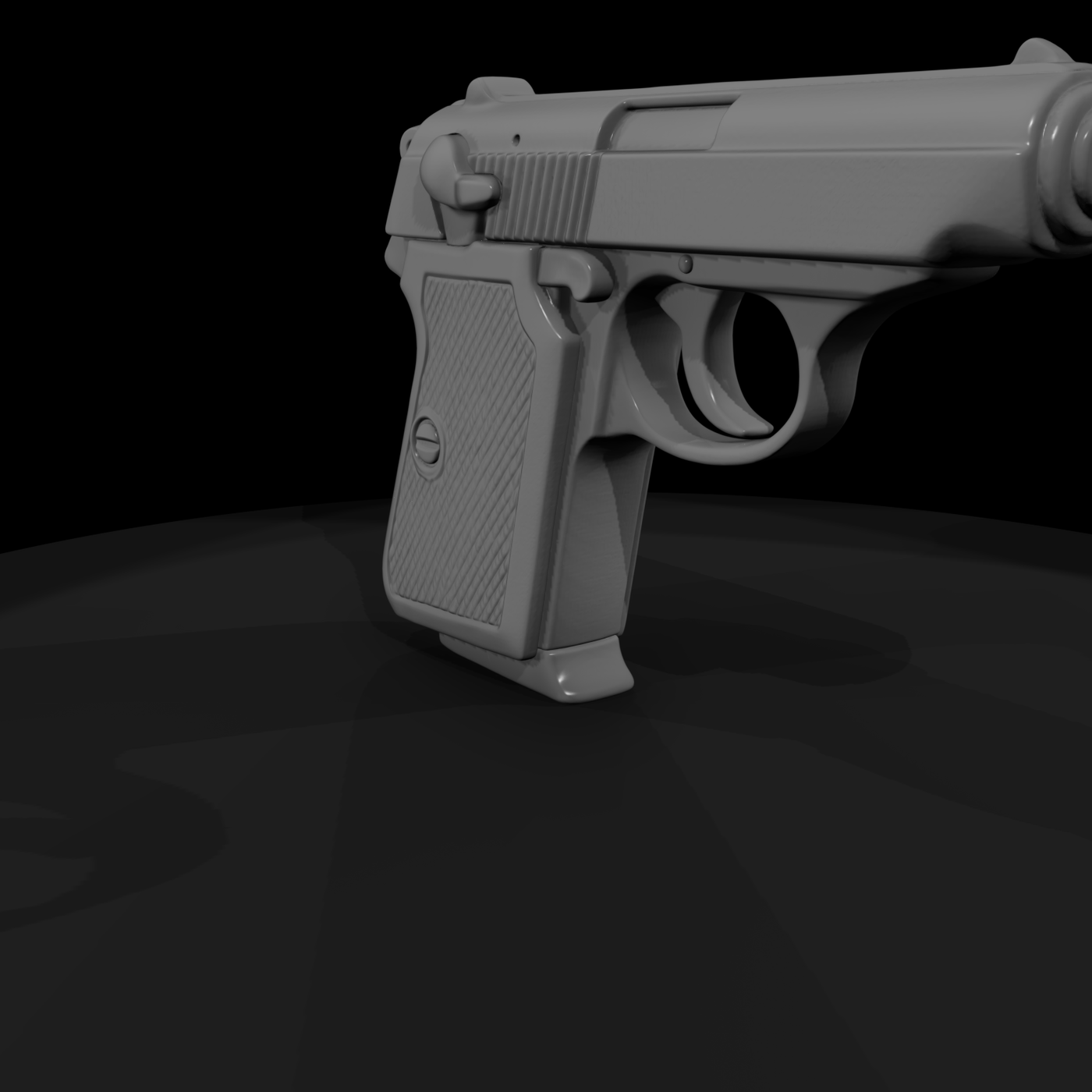 Compact Blowback Service Pistol