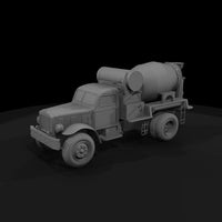 classic-cement-mixer-truck-ho-scale-diorama-vehicle-546621 — thumbnail 4