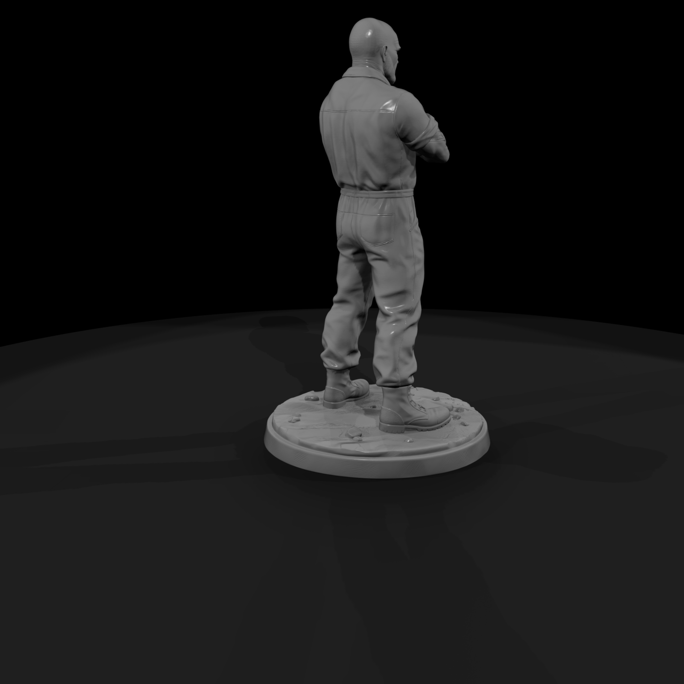 Prison Convict in Jumpsuit