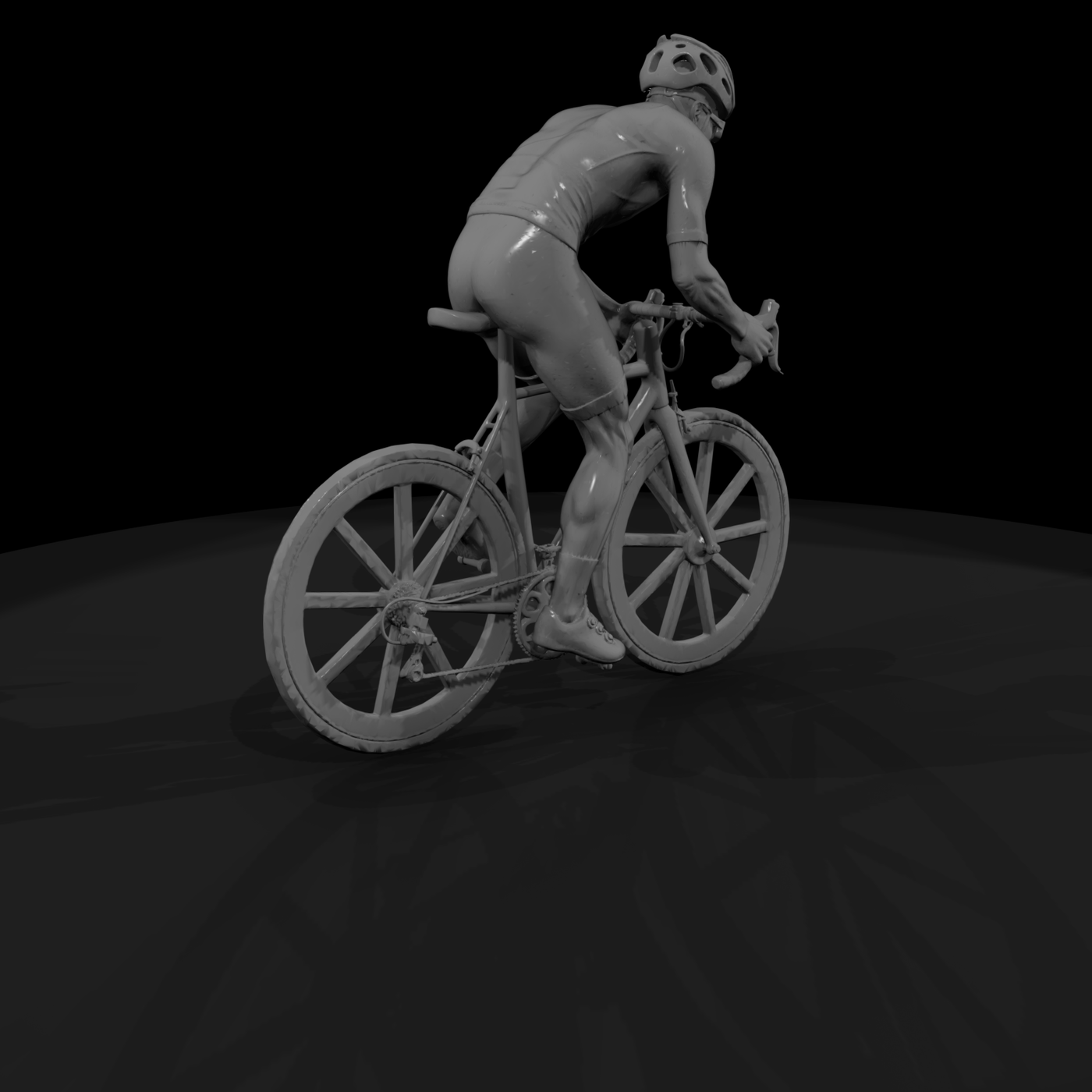 Road Racing Cyclist