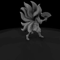 myth-0466-mythology-nine-tailed-fox-miniature-figu — thumbnail 3