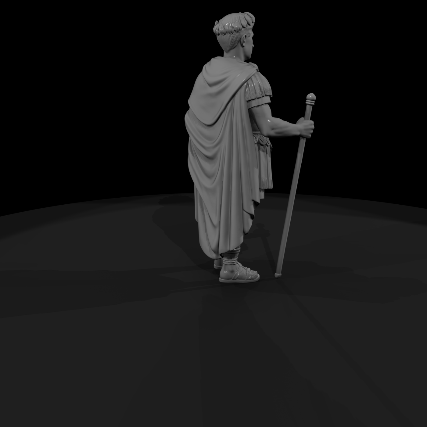 Hist 0036 Historical Augustus Miniature Figure