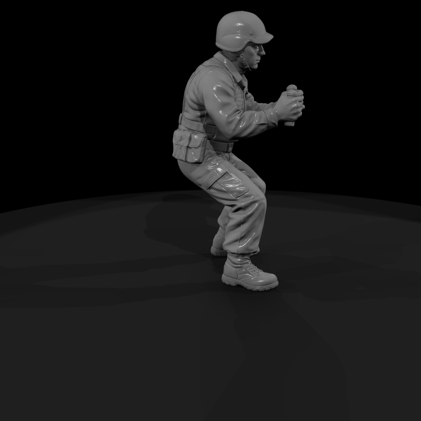 Mod Navy 061 Modern U S Navy Anti Aircraft Gunner