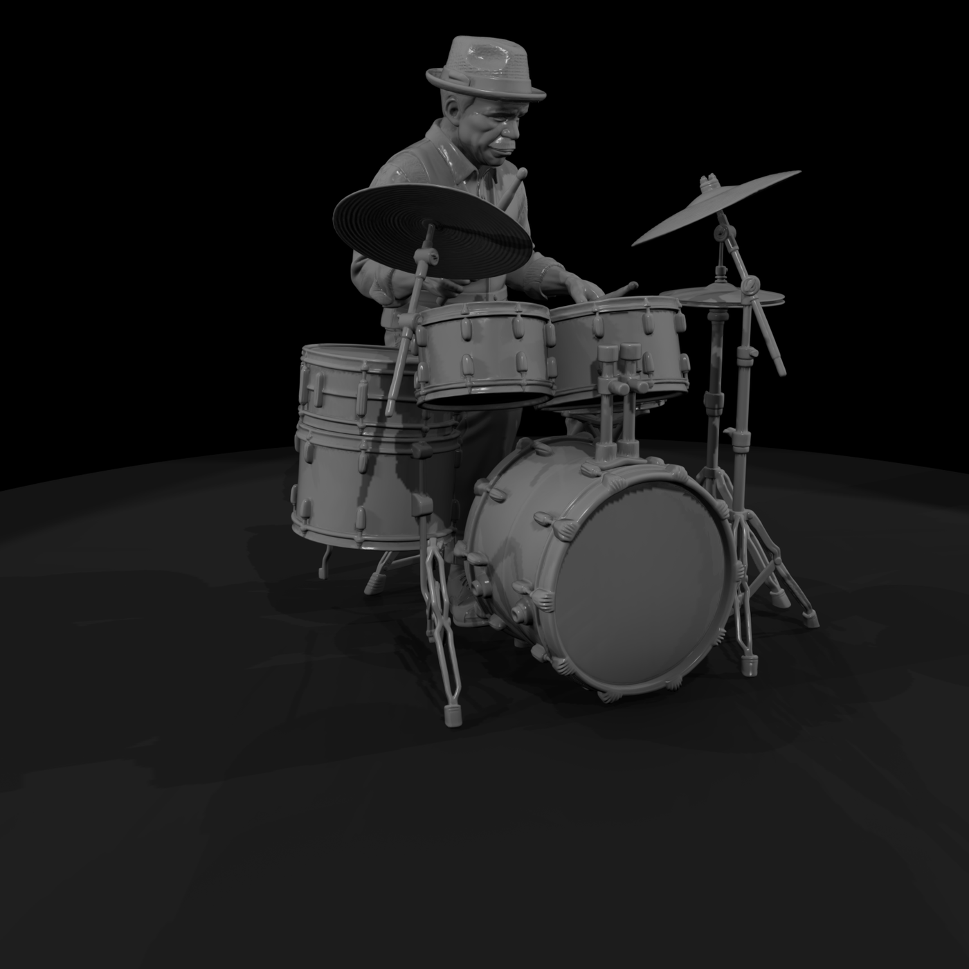 Bnd 120 Blues Band Drums