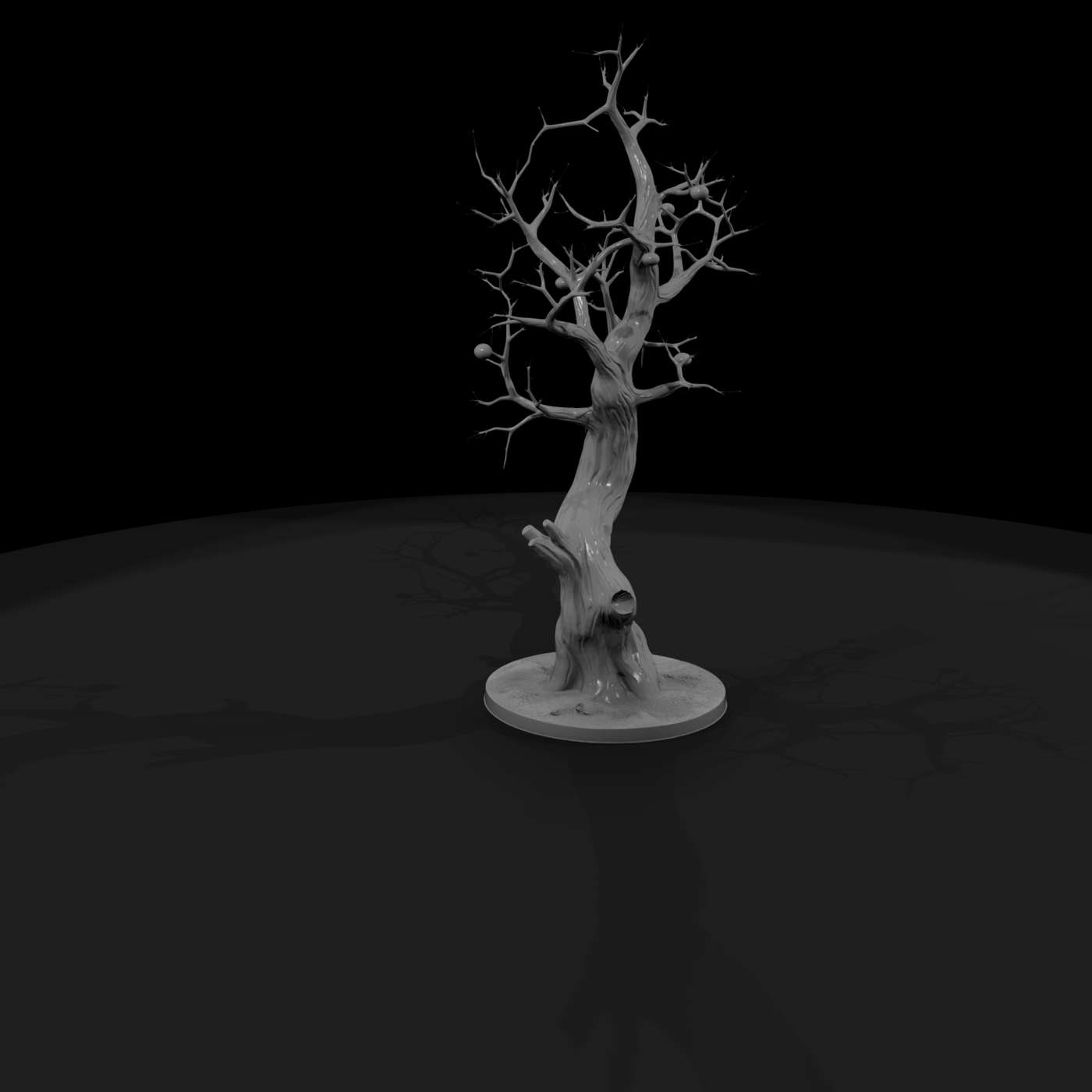 Stylized Bare Fruit Tree — & Railway Layouts