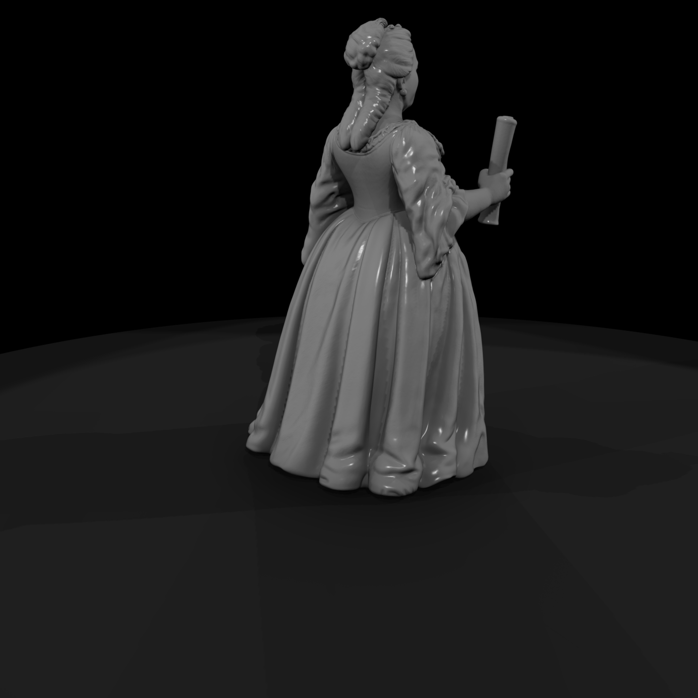 Hist 0143 Historical Maria Theresa Miniature Figur