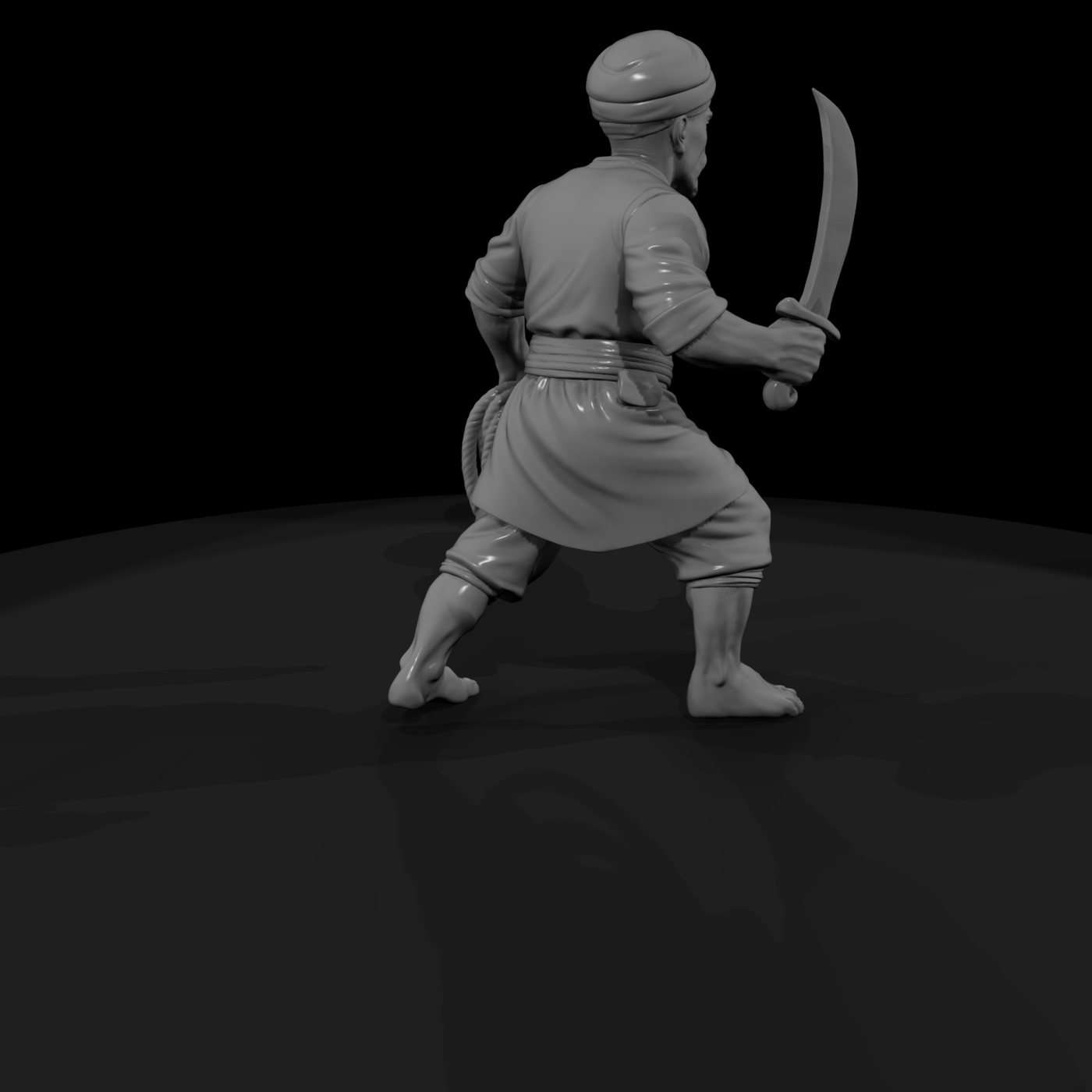 Hist 0231 Swahili Coast Sailor Miniature Figure