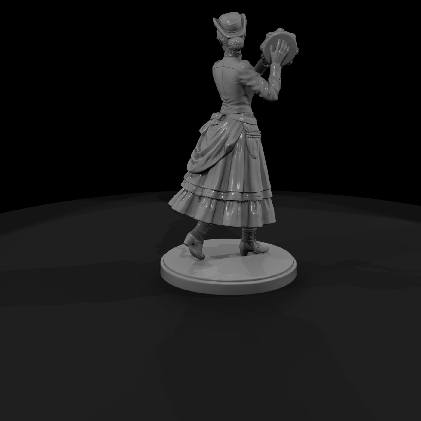 Ww 0229 Townsfolk Tambourine Dancer