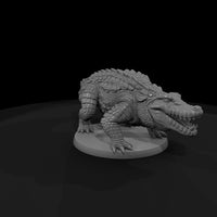 stylized-armored-giant-crocodile-tabletop-miniatur — thumbnail 3