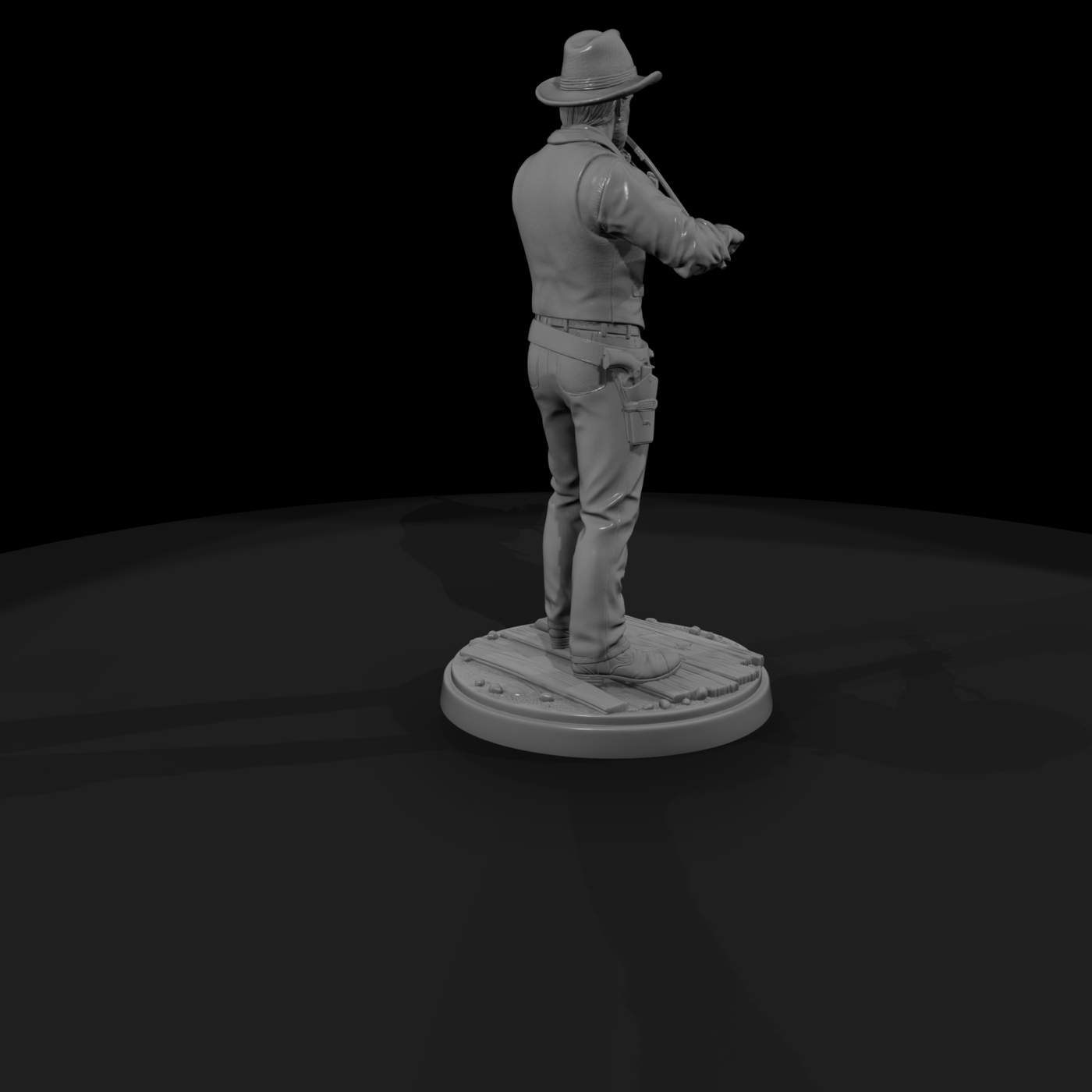 Old West Fiddle Player