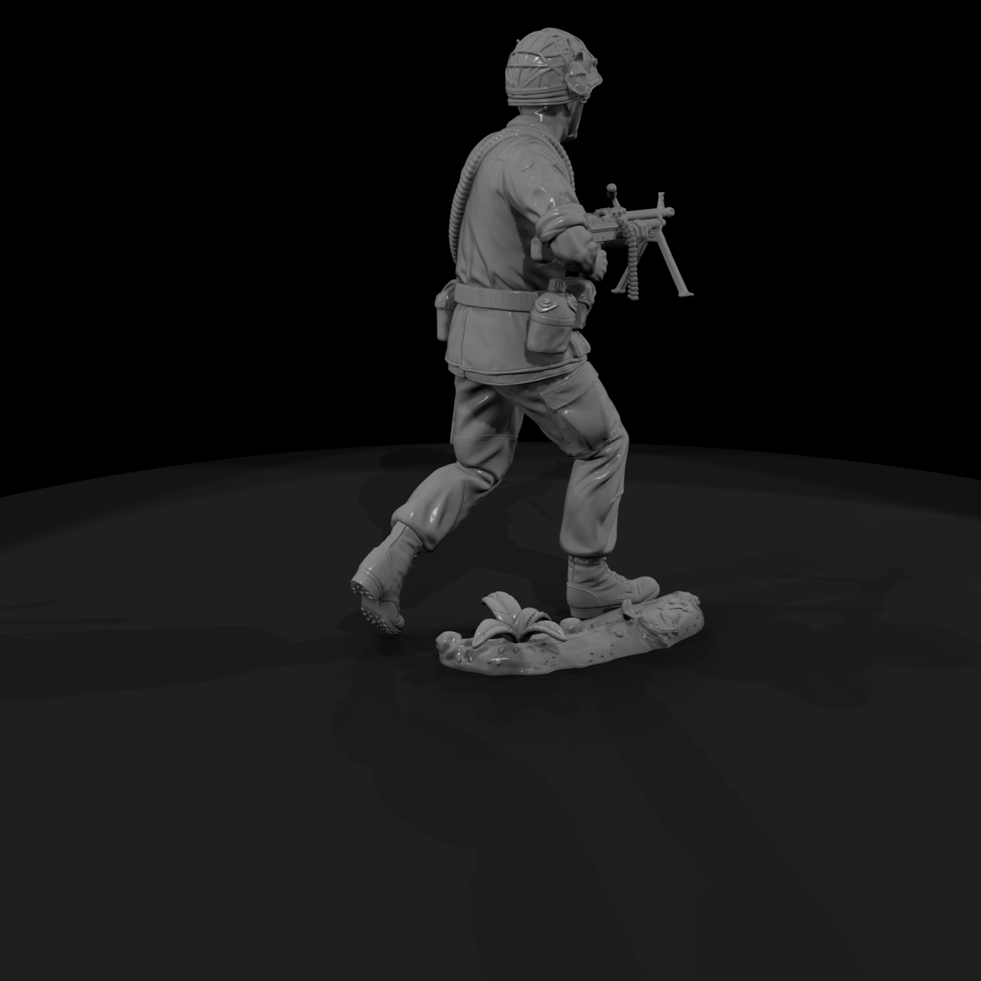 Vnh 003 United States Army M60 Machine Gunner