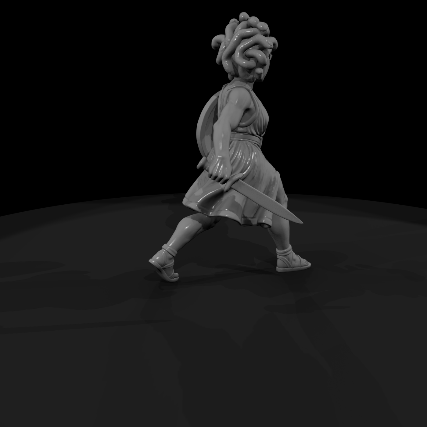 Myth 0282 Mythology Medusa Miniature Figure
