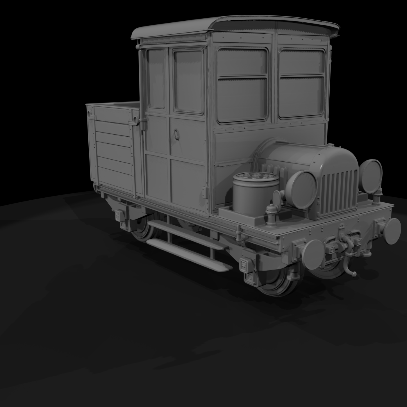 Vintage Rail Truck Locomotive