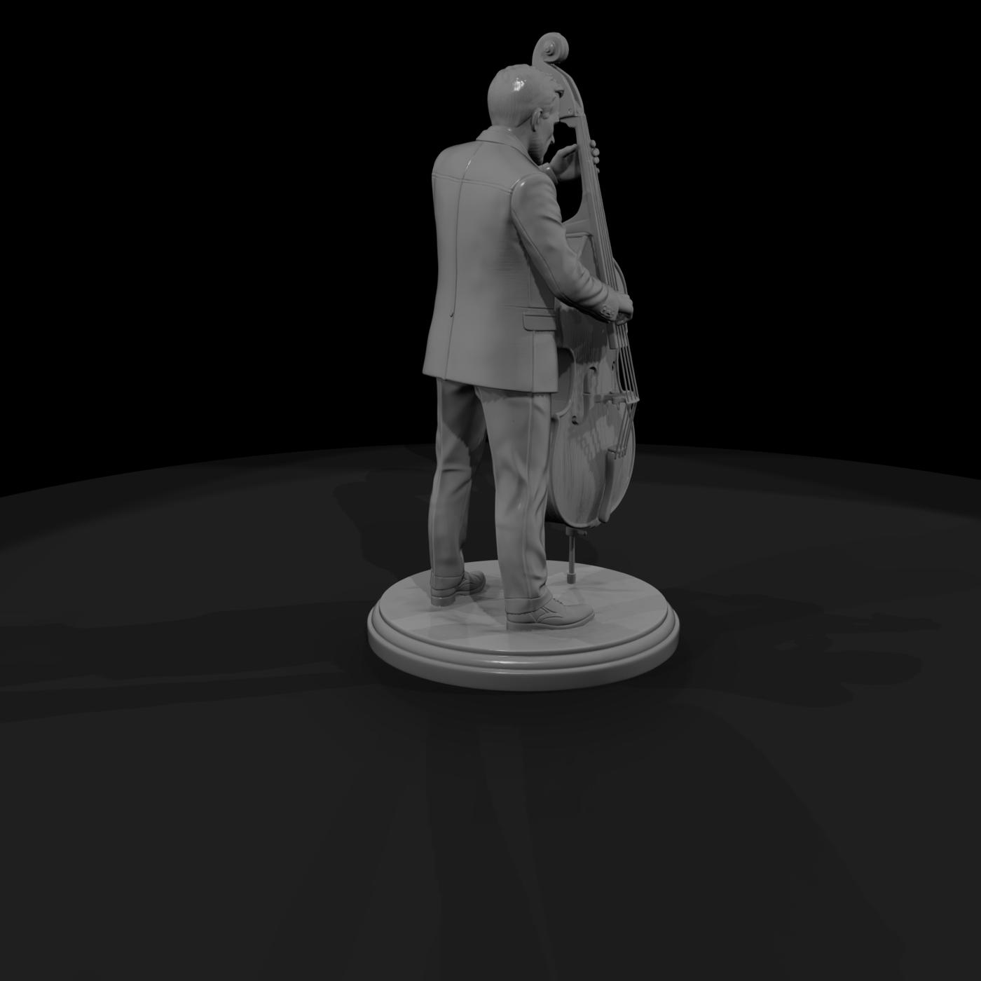 Upright Bass Jazz Musician