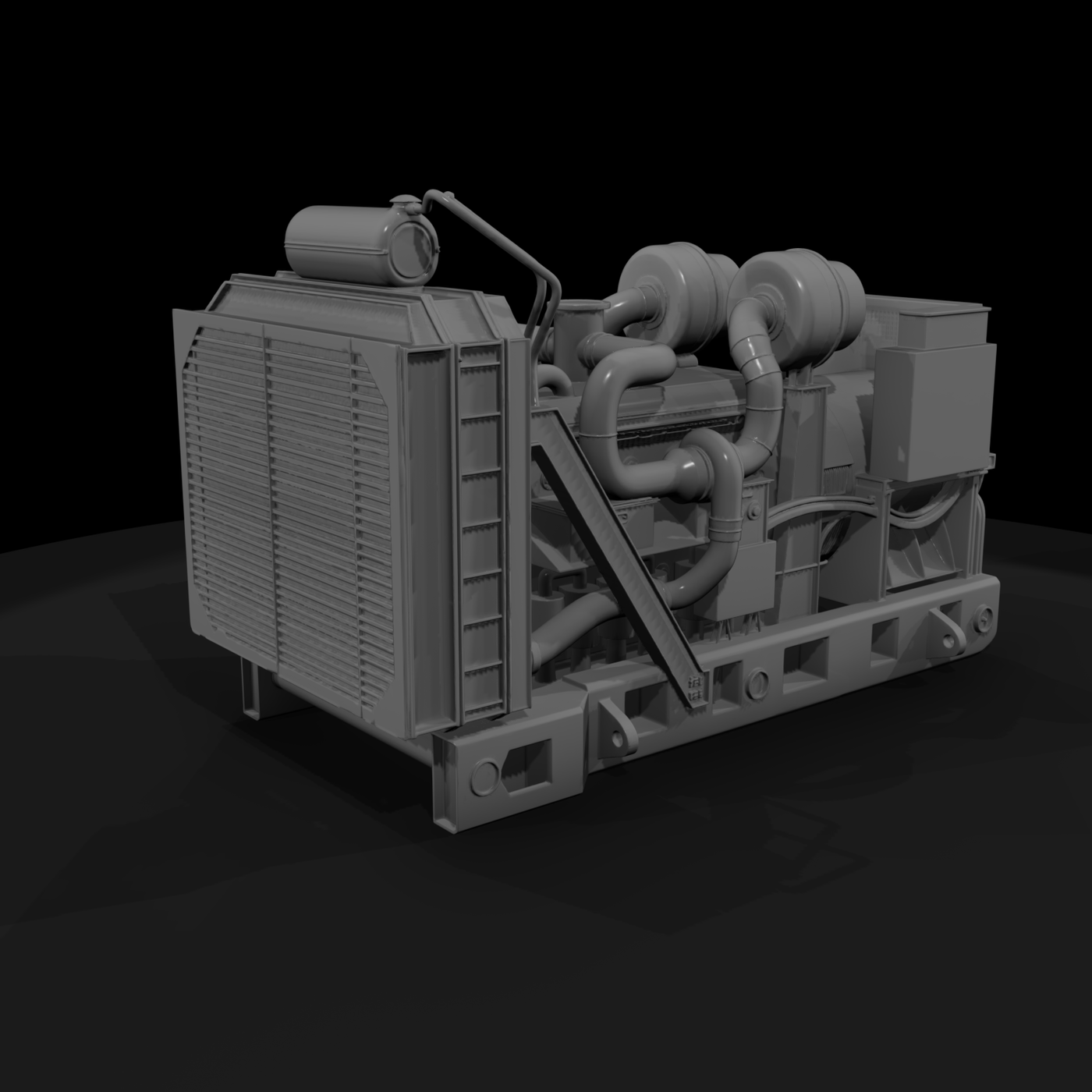 Skid-Mounted Diesel Generator