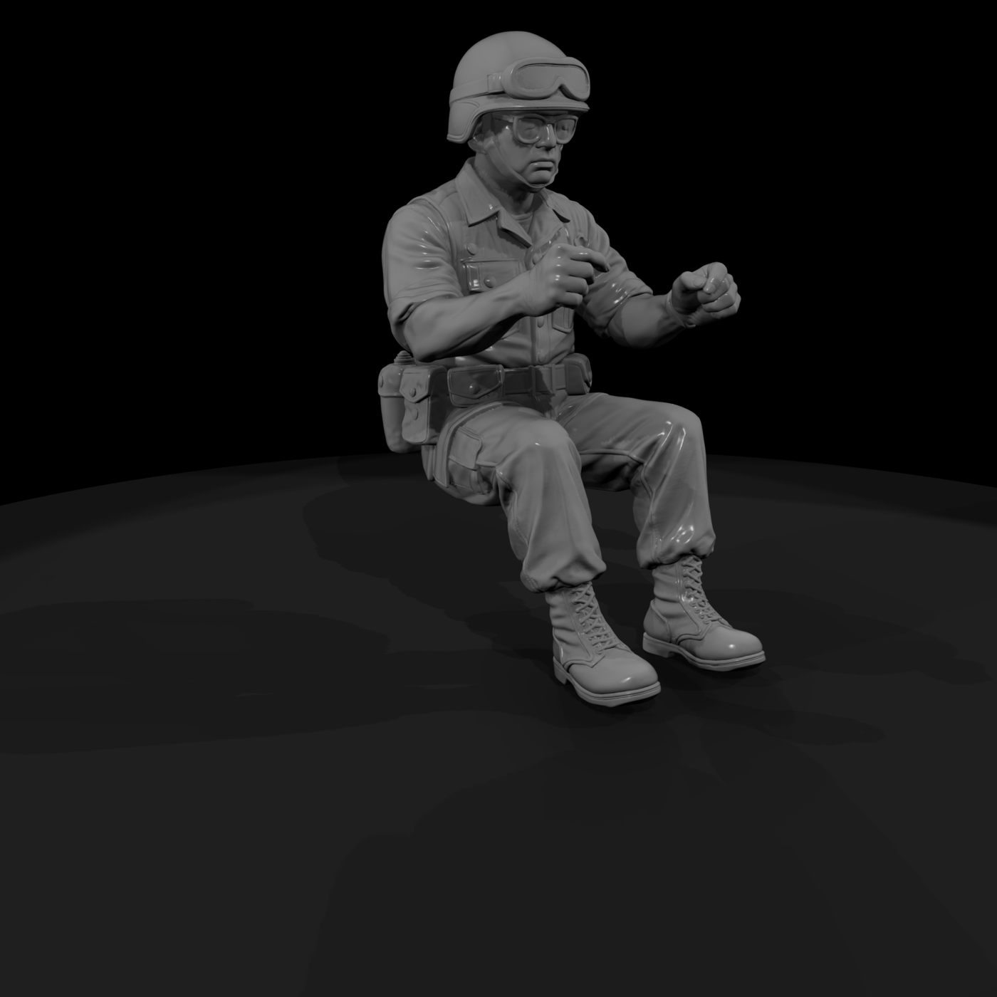 Vn Army 057 Vietnam U S Army Truck Driver Figure