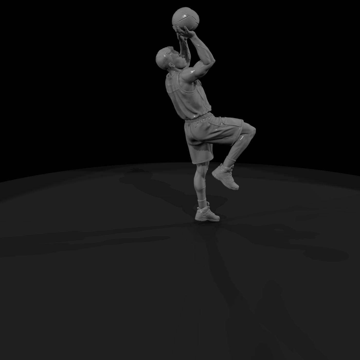 Poparc 0222 Baseline Jump Shooter