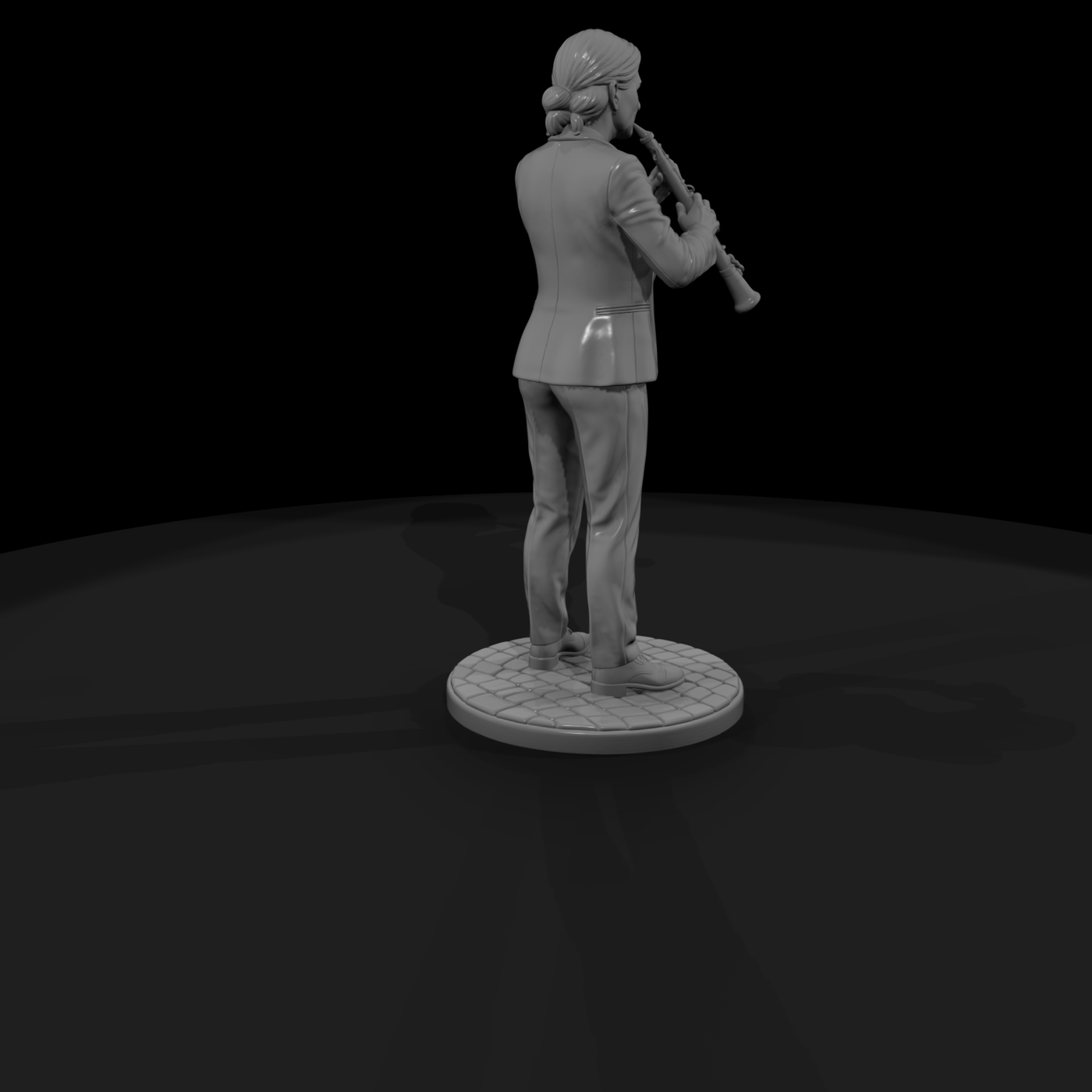 Chamber Musician Playing the Oboe