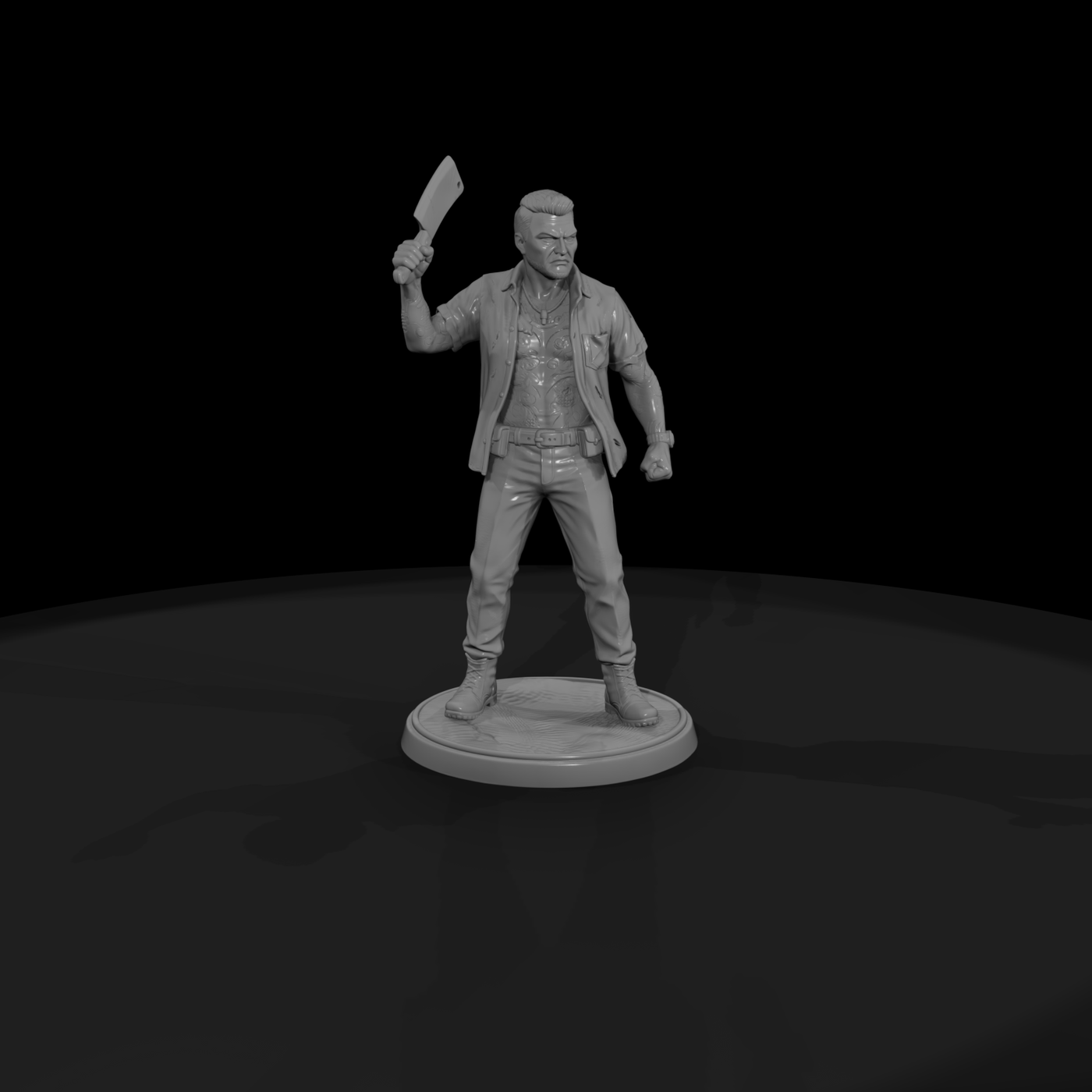 Street Enforcer with Cleaver