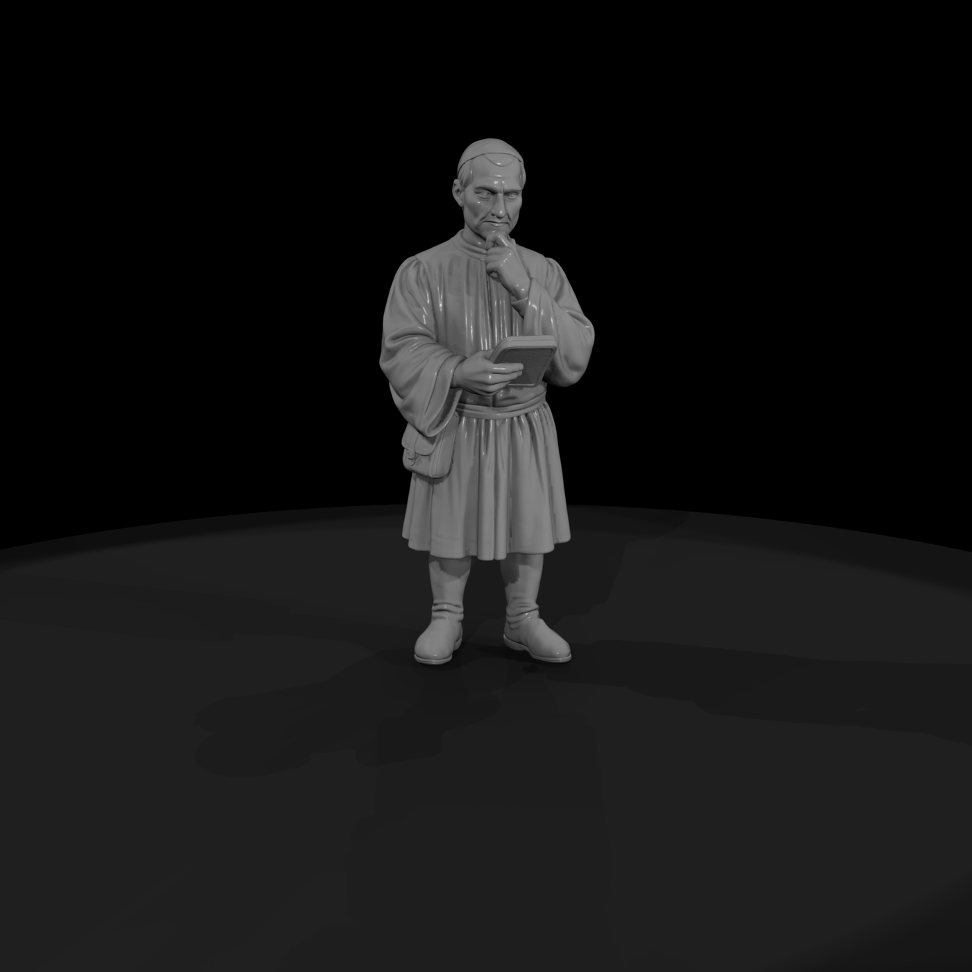 Hist 0135 Historical Niccolo Machiavelli Miniature