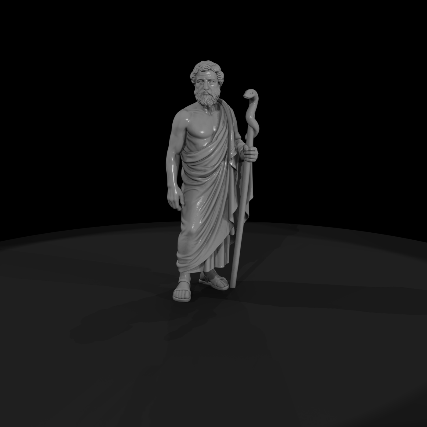 Myth 0304 Mythology Asclepius Miniature Figure